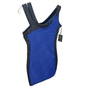Valerie Bertinelli NwT Bodycon Blue Dress